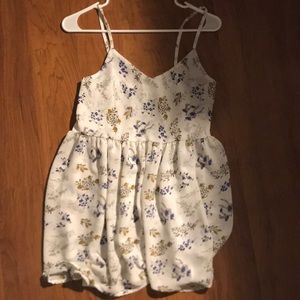 White floral dress
